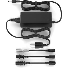 VHBW 54.6V 2A Electric Bike Charger for Heybike Mars/Mars 2.0/Race Max/Sola, Replacement Charger for Jetson Haze Electric Bike, Charger DC48V Lithium Battery，US Standard Input Plug