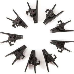 12Pcs Black Oxygen Tube Clips, Hose Holder Clip, Ear Protectors for Oxygen Tubing,Oxygen Tubing Accessories for Oxygen Cannula Holder Accessories,Respiratory Aids,Respiratory Aids and Accessories