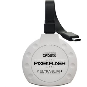 PixelFlash CFAST 2.0 Card Reader USB 3.0 SATA III 500MB/s Writer - Memory Card Reader for Leica URSA Alexa Mini Canon Phase One & More - CFast Card Reader Black