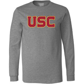 dunbrooke USC Trojans Triblend Long Sleeve Tee
