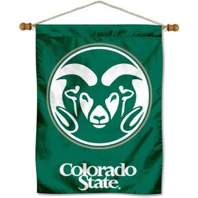 Colorado State Rams Banner with Hanging Pole