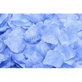 Silk Rose Petals Wedding Flower Decoration (2000 Pcs, Burgundy)