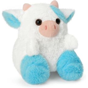Cow Plush Toy, Plush Pillow Cow Toy, Palm Cows Plush Stuffed Animal Toy, Cartoon Cute Cow Plush Toy,Pink.