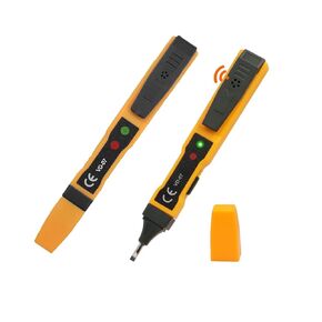 Voltage Tester/Non-Contact Voltage Tester with Flashlight, Buzzer Alarm (2, with Flashlight Buzzer Alarm)