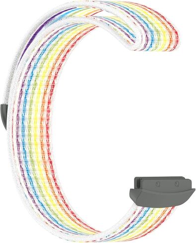 Compatible with Fitbit Google Ace LTE, Quick Release Nylon Hook Loop Replacement Sport Strap Accessory Fit for Fitbit Ace LTE Band, Black in Saudi Arabia