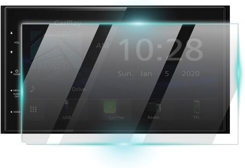 IPG ProActive for Kenwood DMX9708S -DDX9707S Digital Media Touchscreen 6.95 Inch 9H Hardness Screen Protector Smooth Glass Touch Ultra Responsive High Clarity Anti Scratch Smudge & Shock Proof Nano Technology Guard for DMX9708S in Saudi Arabia