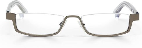 eyebobs - Peek Performer | Premium Reading Glasses for Men and Women | Half Rim Frame for Average Faces | Sizes 0.0x - 4.0x in Kuwait