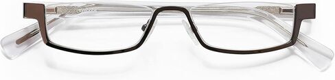 eyebobs - Peek Performer | Premium Reading Glasses for Men and Women | Half Rim Frame for Average Faces | Sizes 0.0x - 4.0x in Kuwait