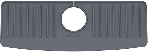WeatherTech FaucetMat - Protect Your Kitchen & Bathroom Countertops - Dark Grey/Slate in Saudi Arabia