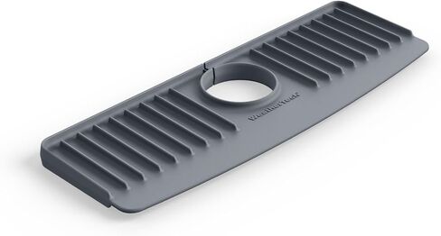 WeatherTech FaucetMat - Protect Your Kitchen & Bathroom Countertops - Dark Grey/Slate in Saudi Arabia
