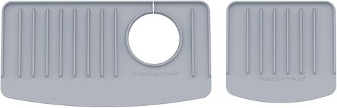 WeatherTech FaucetMat - Protect Your Kitchen & Bathroom Countertops - Dark Grey/Slate in Saudi Arabia