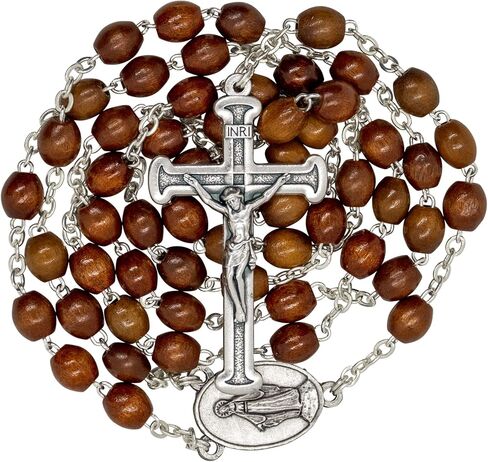 مسبحة فينيراري للأرواح المقدسة في المطهر مع خرزات خشبية in Kuwait