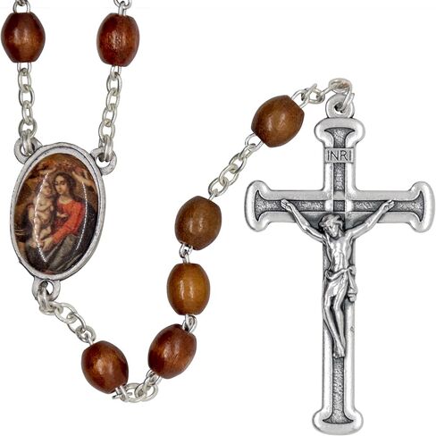 مسبحة فينيراري للأرواح المقدسة في المطهر مع خرزات خشبية in Kuwait