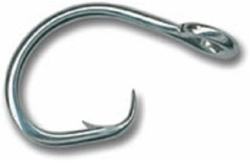 Mustad Classic 2 Extra Strong Kirbed Offset Point Duratin Circle Hook | Strong for Heavy Tuna | Fewer Deep Hooks for Catch and Release in Saudi Arabia