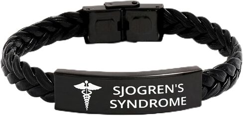 Medical Symbol Stroke Survivor Awareness Braided Leather Bracelet, SOS Emergency Health Life Alert ID Engraved Stainless Steel Jewelry Silver Adjustable Bracelet for Women Men Teen in Saudi Arabia