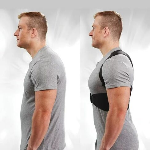 Hempvana Arrow Posture - Fully Adjustable Posture Support & Posture Corrector for Upper Body - Helps Correct Slouching, Text Neck and Hunching Over (L/XL) in Saudi Arabia