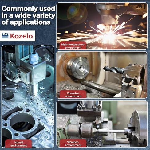 50pcs M4 Socket Head Cap Screws Bolts Nuts Assortment Kit - [M4x40/45/50/55/60mm] 304 Stainless Steel Allen Socket Drive for 3D Printer with Allen Wrench in Kuwait