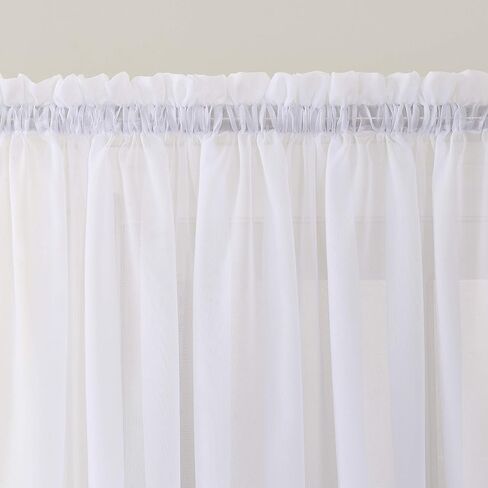 رقم 918 لوحة ستارة باب جيب شفافة من الفوال من إميلي، مقاس 59 بوصة × 72 بوصة، باللون الأبيض in Kuwait