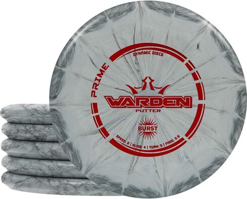 Dynamic Discs Prime Warden Putter 5 Pack | Disc Golf Putter Pack | Throwing Frisbee Golf Disc | Colors Will Vary in Saudi Arabia