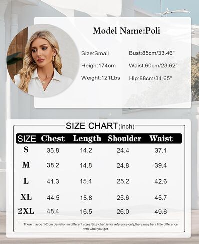 WHO IN SHOP Polo Shirts for Women V Neck Collared Golf Shirt UPF 50+ Ribbed Cap Short Sleeve Work Blouses Tennis Tunic Tops in Saudi Arabia