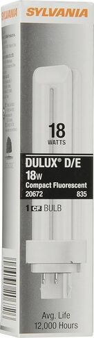Sylvania 20672 Compact Fluorescent 4 Pin Double Tube 3500K, 18-watt in Kuwait