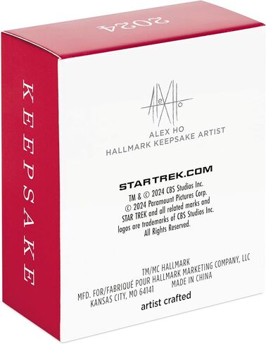 Hallmark Keepsake 0.4" Mini Christmas Ornament 2024, Star Trek: The Motion Picture U.S.S. Enterprise NCC-1701 Refit, Gifts for Trekkies in Saudi Arabia