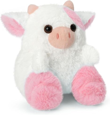 Cow Plush Toy, Plush Pillow Cow Toy, Palm Cows Plush Stuffed Animal Toy, Cartoon Cute Cow Plush Toy,Pink. in Saudi Arabia