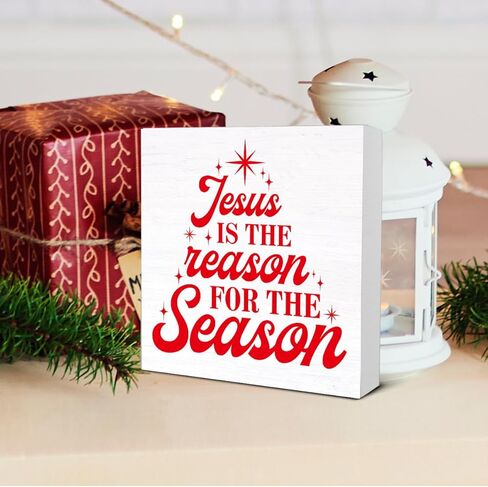 Christmas Highland Cow Decorations Mooey Christmas Wooden Box Sign for Winter Xmas Holiday Home Desk Shelf Decor 5 X 5 Inches in Kuwait