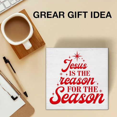 Christmas Highland Cow Decorations Mooey Christmas Wooden Box Sign for Winter Xmas Holiday Home Desk Shelf Decor 5 X 5 Inches in Kuwait