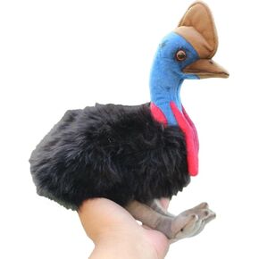 Realistic Cassowary Plush - 8.66'' Emu Stuffed Animal - Plushy and Squishy Pillow Toy - Cute Plushie Toys Gift for Boys and Girls