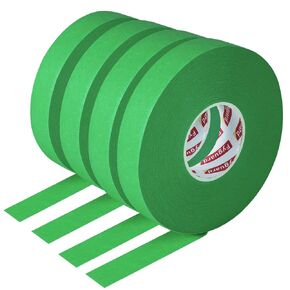 4 Pack Automotive Refinish Masking Tape 0.7 in × 55 Yd Green Masking Tape Automotive Painters Tape, Heat Resistant Green Painters Tape for Car Spray Paint Packaging Masking, No Residue
