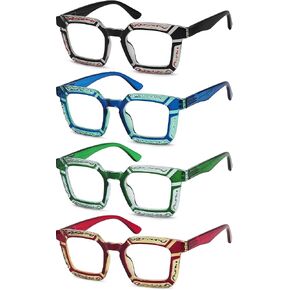 Eyekepper 5-pack Reading Glasses for Women Floral Pattern Design Readers