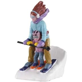 Lemax Village Collection Mommy and Me Ski # 02938