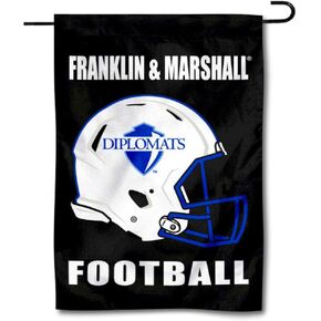 College Flags & Banners Co. Franklin and Marshall Diplomats Football Helmet Garden Flag