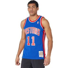Mitchell and Ness Thomas Royal Pistons #11 Swingman Jersey (18163-DPIROYA88ITH)
