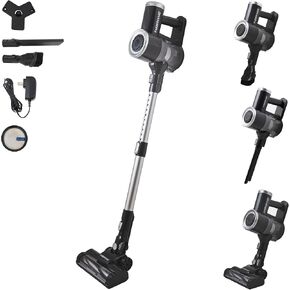 Farberware Cordless Pro Stick Vacuum Cleaner, Powerful Suction with 2 Speeds for Carpet and Hard Floors, Converts to Handheld Vacuum