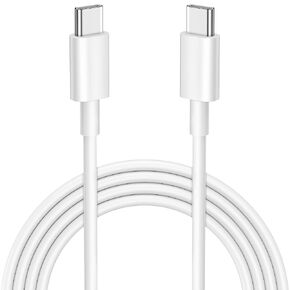 2 Pack 6.6FT USB C to USB C Fast Charging Cable for iPad Pro 13 12.9 11 inch, iPad Air 5 4, Mini, MacBook Air MacBook Pro Charger, iPhone 16 15 Pro Max Plus Charger, Pixel 9/8, USB Type C Cord