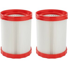 VF320H HEPA Filter Replacement for Bosch GAS18V-3N GAS18V-10L Professional 18V 2.6-Gallon Wet/Dry Vacuum Cleaner (2 Pack)