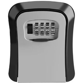 Lock Box, Lock Box for Keys with Code, Wall Mount Spare Key Lockbox Outdoor, Combination Key Hiders to Hide a Key Outside, Rudy Run Key Storage Lock Box Hide a Key Outside