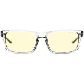 GUNNAR Gaming and Computer Eyewear/Enigma, Amber Tint - Patented Lens, Reduce Digital Eye Strain, Block 65% of Harmful Blue Light