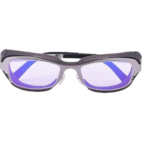Dry Eye Relief Eyeglass, Blue Light Blocking Moisture Chamber Goggles with Stainless Steel Frame Anti-Pollen&Allergens