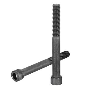 uxcell Hex Socket Bolts (3/8"-16x3), Grade 12.9 Carbon Steel Hex Socket Drive Screws, Black, 10 Pcs