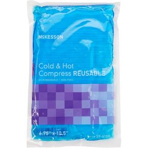 McKesson Cold and Hot Compress, Reusable Gel Pack, 6 3/4 in x 10 1/2 in, 1 Count, 1 Pack
