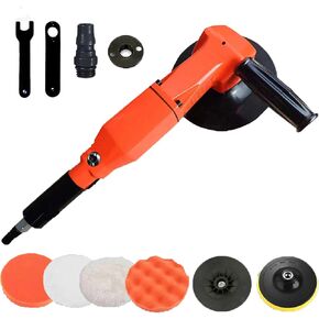 7-Inch Pneumatic Sander Heavy Duty Air Sander/Polisher,High Speed,Versatile Polishing Tool,Adjustable Speed Up to 4500rpm Pneumatic Polisher Hand Sanding Tool - 7500 PLUS