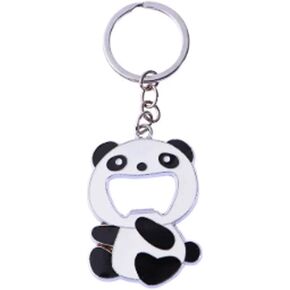 Bottle Opener Keychain Cute Panda Beer Soda Bottle Opener Keyring Beverage Bottle Opener Key Ring, Women Men Gift for Christmas and Birthday