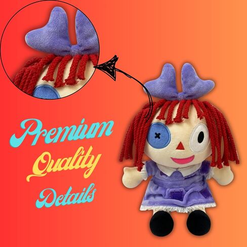 Amazing Plush - 10" Upgraded Circus Plushies - Stuffed Animal Hammock Corner - Soft Pillow for Home Decorations - Hugging Figures for Boys and Girls - Stuffed Animal Toys in Saudi Arabia