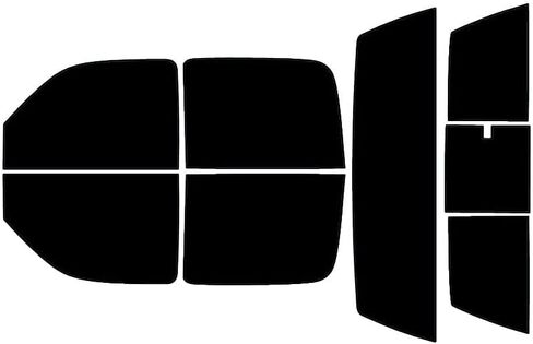 Rvinyl Window Tint Kit Compatible with Chevrolet Silverado 2001-2006 (4 Door) - Back Precut Kit - 20% in Kuwait