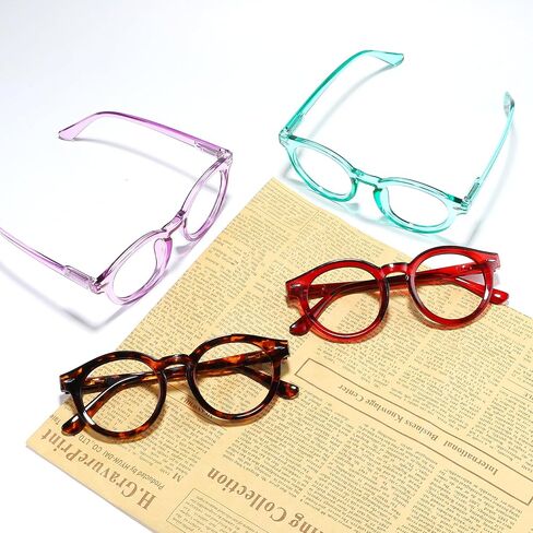 Blue Light Blocking Glasses for Women and Men Oval Red in Saudi Arabia