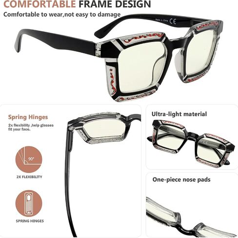 Eyekepper 5-pack Reading Glasses for Women Floral Pattern Design Readers in Saudi Arabia
