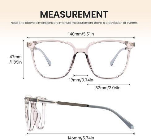 Cyxus نظارات الضوء الأزرق كبيرة الحجم للنساء والرجال نظارات الكمبيوتر مكافحة الأزرق حاصرات الألعاب القراءة تقليل إجهاد العين 8159 in Kuwait